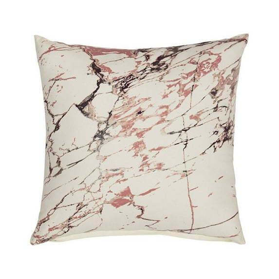 Benjara 20 x 20 Foil Insert Accent Pillow and Abstract Print, Set of 4, Multicolor