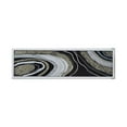 thumbnail image 1 of Benjara 20 x 71 Wall Art Oil Painting- Long L&scape- Silver Stones- Brown- Black, 1 of 6
