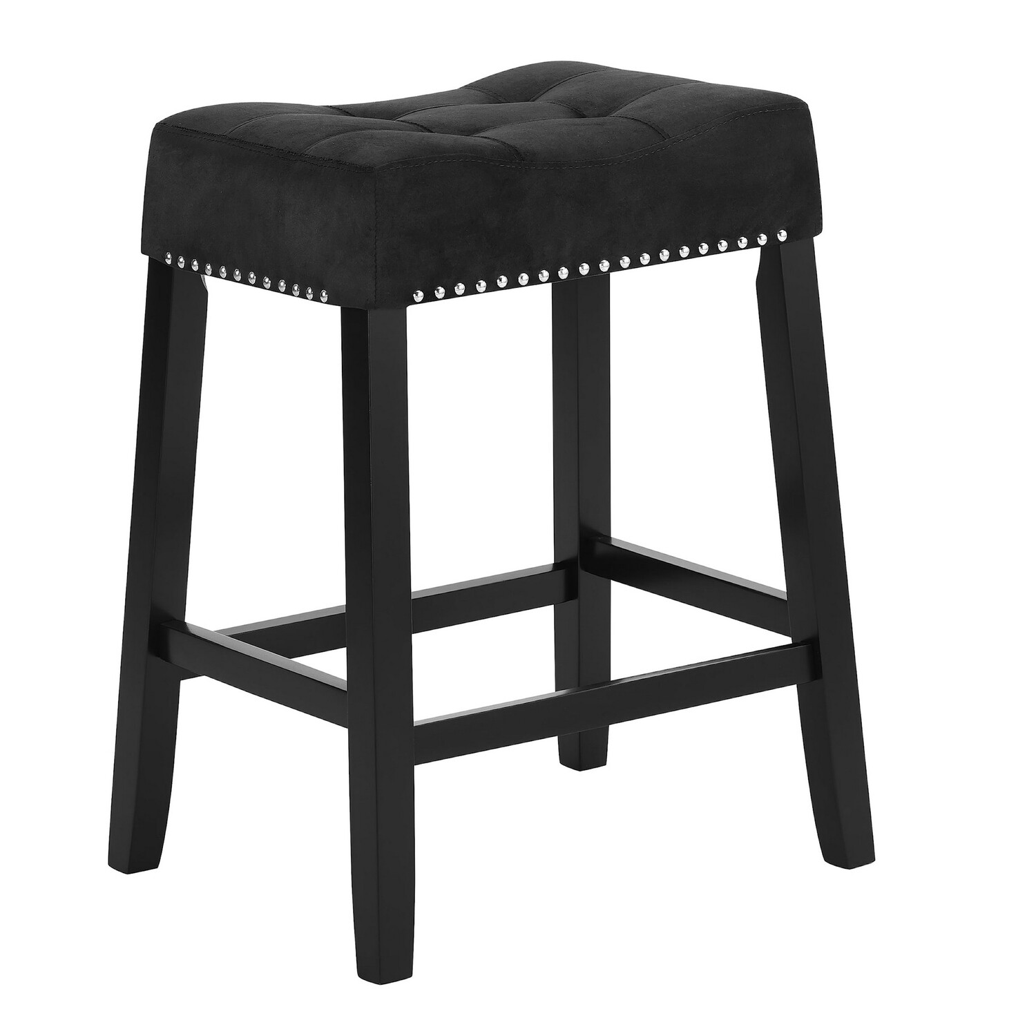 Benjara 25.8 x 16 x 21.5 in. Jordan Counter Height Stool with Saddle
