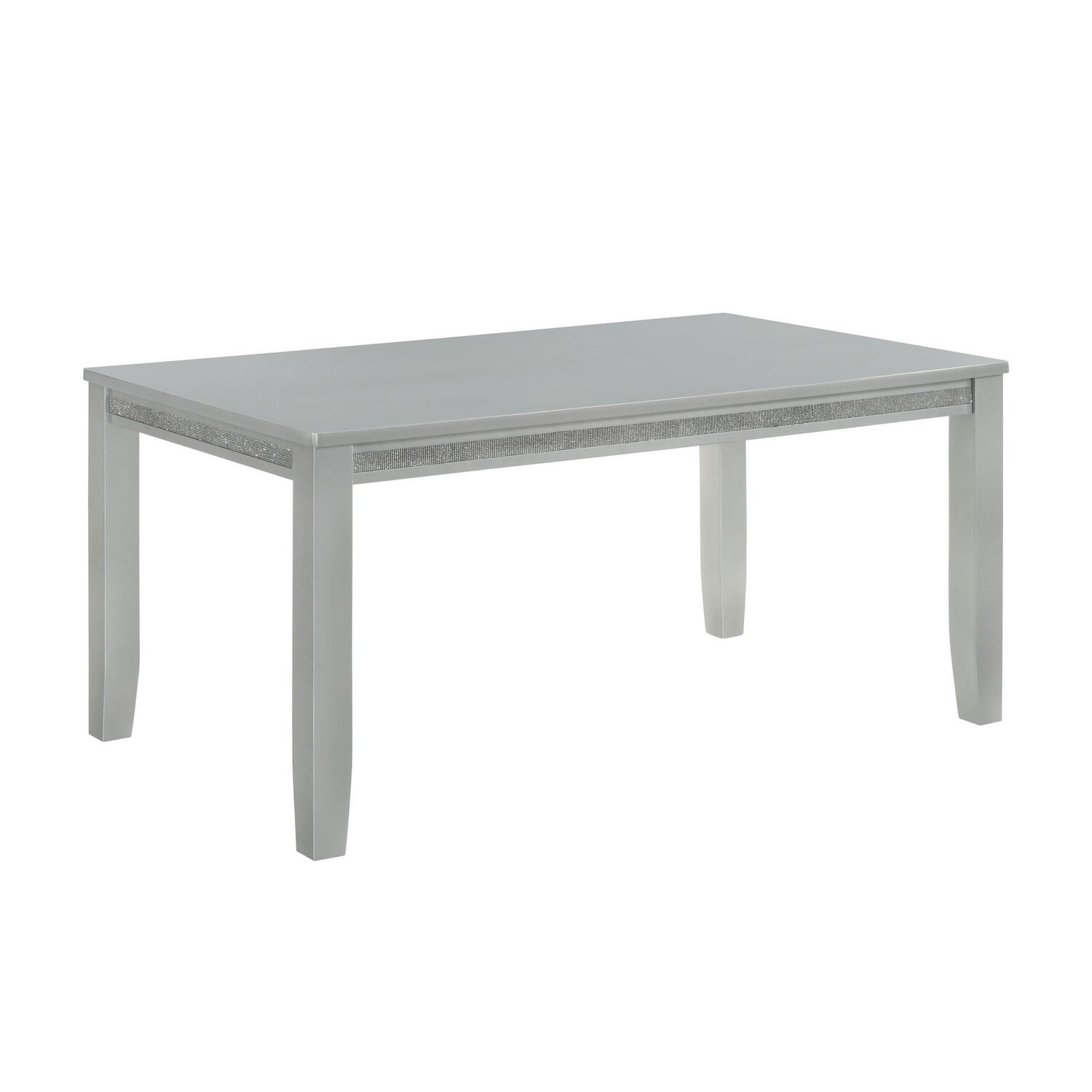 Liam 64 Inch Dining Table, Spacious Rectangular Top, Gray Wood Frame ...