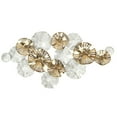 thumbnail image 1 of Benjara 37 Inch Hanging Wall Art, Circle Discs, Modern Crisp White and Gold Metal, 1 of 2