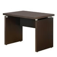 thumbnail image 1 of Benjara 39.25" Transitional Wood Desk Return with Wide Top in Espresso Brown, 1 of 5