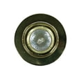 thumbnail image 1 of Benjara 4 Inch 12V Round Ceiling Light with Metal, Antique Brass, 1 of 2