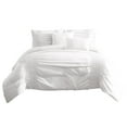 thumbnail image 1 of 4 Piece Twin Comforter Set with Ruching Details, White- Saltoro Sherpi, 1 of 5