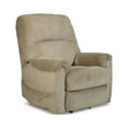 thumbnail image 1 of Benjara Qog 43 Inch Chair, Power Lift Recliner, Cushioned Seat, Toast Polyester, 1 of 6
