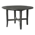 thumbnail image 1 of Benjara 47" Farmhouse Style Round Wooden Dining Table- Rustic Gray, 1 of 8