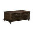 thumbnail image 1 of Berey 48 Inch Cocktail Coffee Table- 4 Drawers- Driftwood Brown Wood, 1 of 6