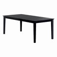 thumbnail image 1 of Benjara Rectangular Wooden Dining Table- Black, 1 of 2
