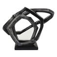thumbnail image 1 of Benjara Abstract Decorative Tabletop Sculpture- Gray Resin Geometric- 17 Inch, 1 of 6