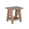 thumbnail image 1 of Anva End Table- Light Brown Mahogany- Shelf- Rectangular 24 Inch, 1 of 5