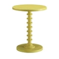 thumbnail image 1 of Benjara Astonishing Side Table with Round Top, Yellow, 1 of 2