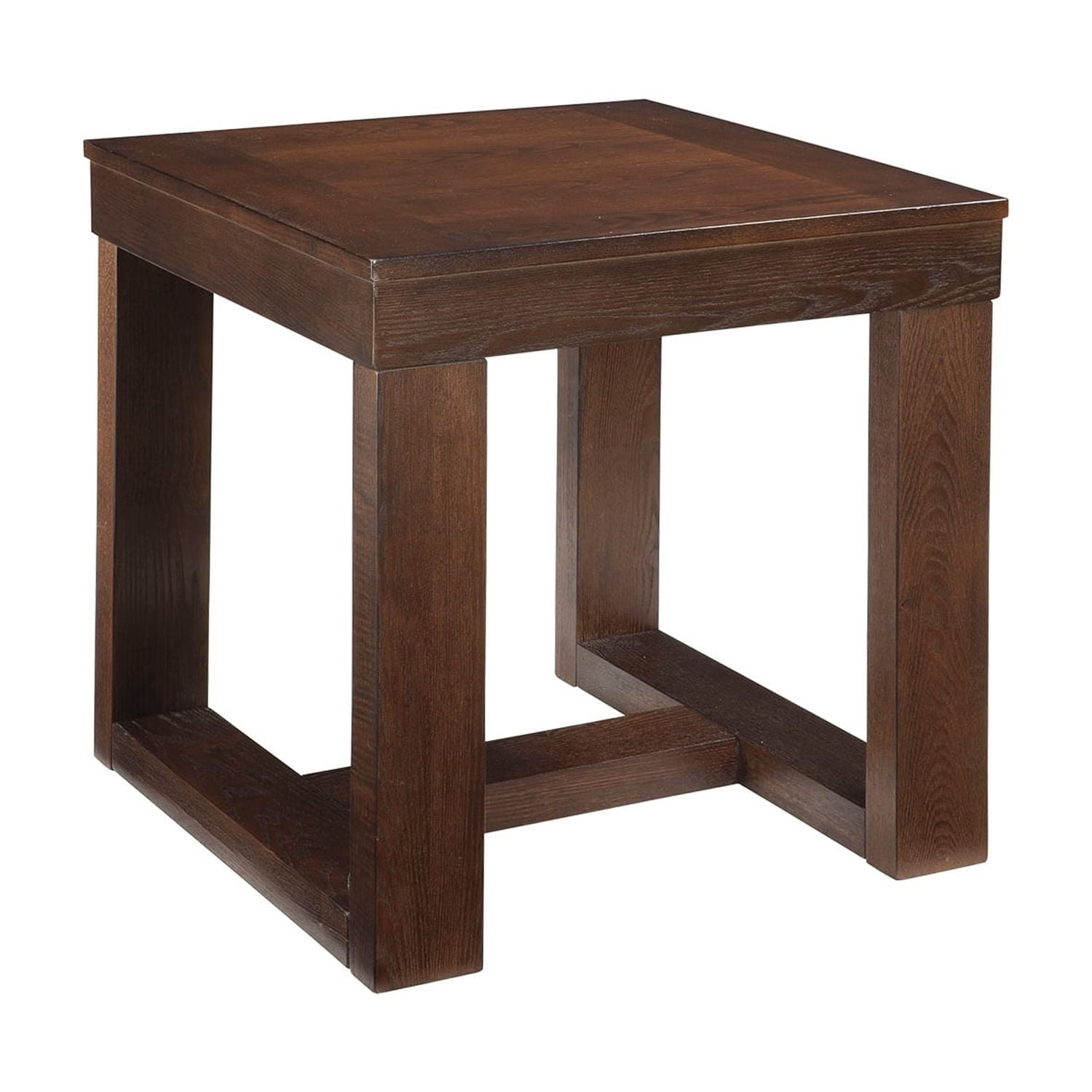 Benjara BM207241 Wooden End Table with Sled Style Base, Brown - Walmart.com