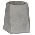 thumbnail image 1 of Benjara BM208218 Large Cement Flower Pot with Flared Base & Octagonal Top - Gray, 1 of 5