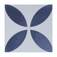 thumbnail image 1 of Benjara BM218699 8 x 8 in. Oval Design Square Mosaic Tile, Gray & Blue - Pack of 15, 1 of 2