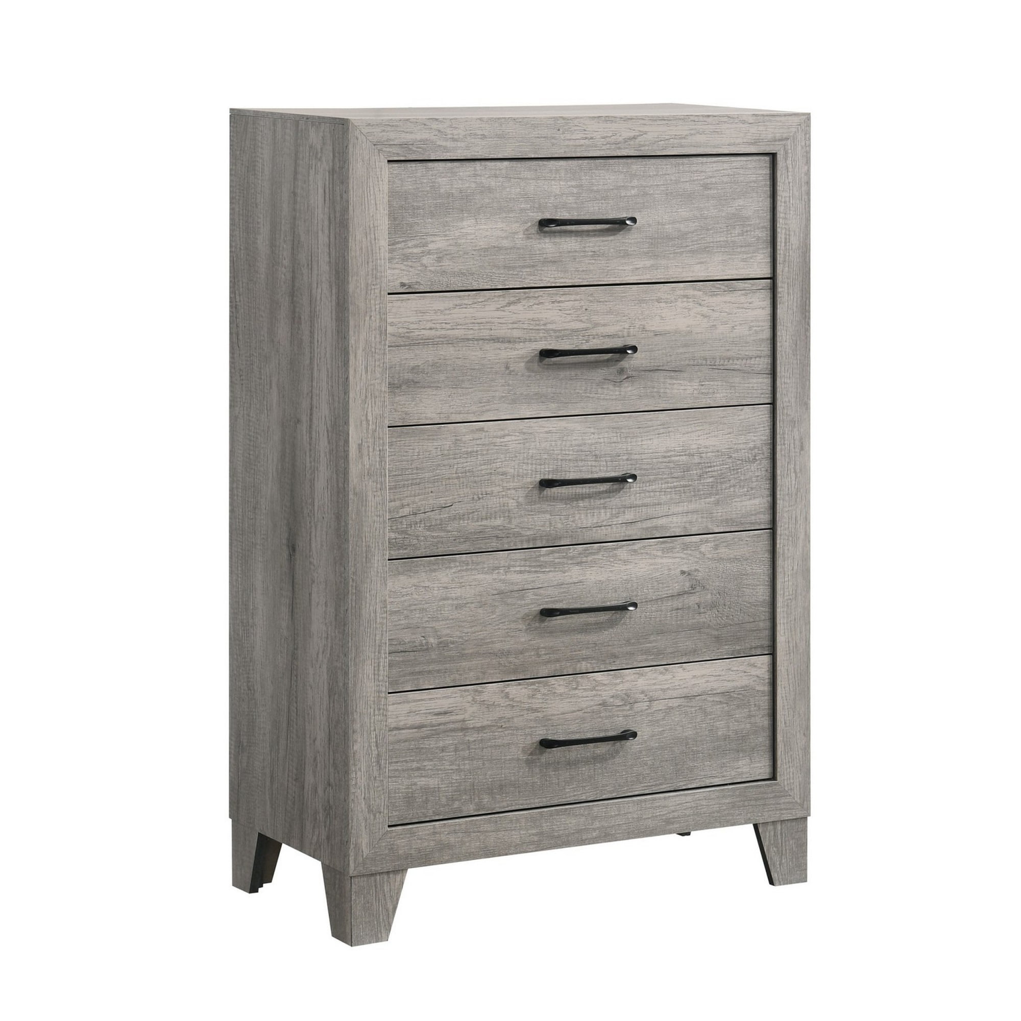 独特の上品 Benjara Bedroom Furniture: Isha 48in 5-Drawer Tall Dresser Tシャツ(半袖/袖なし)