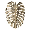 thumbnail image 1 of Benjara Linzo 25" Metal Wall Hanging Decor- Monstera Leaf- Bright Gold Finish, 1 of 6