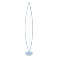 thumbnail image 1 of Benjara 60" Floor Lamp- Modern Accent Round Base- Sturdy Metal Body- White, 1 of 7