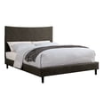 thumbnail image 1 of Benjara California King Wooden Bed with High Headboard and Bottom Drawers, Brown, 1 of 1