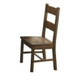 thumbnail image 1 of Chambr Armless Wooden Dining Side Chair Rustic Golden Brown Set of 2, 1 of 1