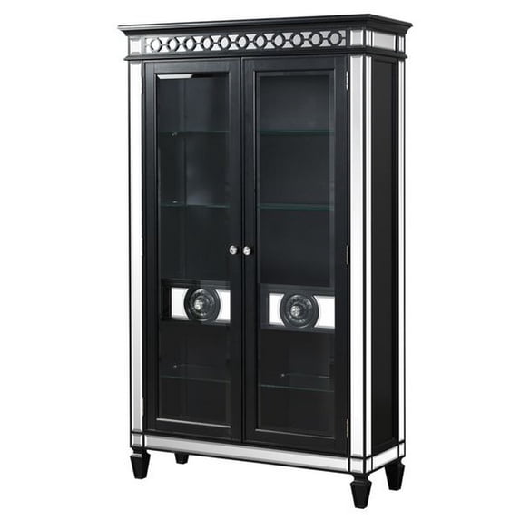 Benjara Curio with Geometric Motif and Sunburst Pattern, Gray