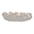 thumbnail image 1 of Decorative Accent Bowl, 18 Inch, Natural Wavelike Body, White Ceramic, 1 of 3