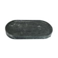 thumbnail image 1 of Benjara Decorative Oval Tray- Green Marble- Unique Veining Pattern- 14 Inch, 1 of 5