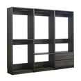 thumbnail image 1 of Dee Modular Closet System, 4 Clothing Racks, 2 Drawers, Dark Gray Wood, 1 of 2