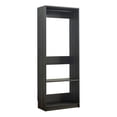 thumbnail image 1 of Benjara Dee Modular Closet System- 1 Metal Hanging Rod and 1 Shelf- Black Finish, 1 of 6