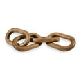 thumbnail image 1 of Delby Table Top Decor Sculpture, Wood Chain Link Design, Natural Brown Wood, 1 of 6