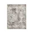 thumbnail image 1 of Benjara Elanor 5 x 7 Area Rug, Modern Abstract Design, Gray Polyester, Jute Backing, 1 of 5