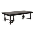 thumbnail image 1 of Elon Extendable Dining Table-76-112 Inch Top-6 Turned Legs-Black, 1 of 6