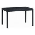 thumbnail image 1 of Frey Dining Table-47 Inch Rectangular Top-Scandinavian Black Wood, 1 of 6