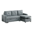 thumbnail image 1 of Gero Sectional Sofa Set with Reversible Storage Chaise, Light Gray, 1 of 5