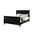 thumbnail image 1 of Gorgeous Queen Louis Phillippe Bed , Black, 1 of 4