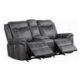 thumbnail image 1 of Hesy Power Motion Recliner Loveseat w Console- Dark Gray 75 Inch, 1 of 6