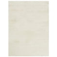 thumbnail image 1 of Benjara Ica 5 x 7 Area Rug, Non Slip Canvas Backing, Tie Dye Polyester, Off White, 1 of 2