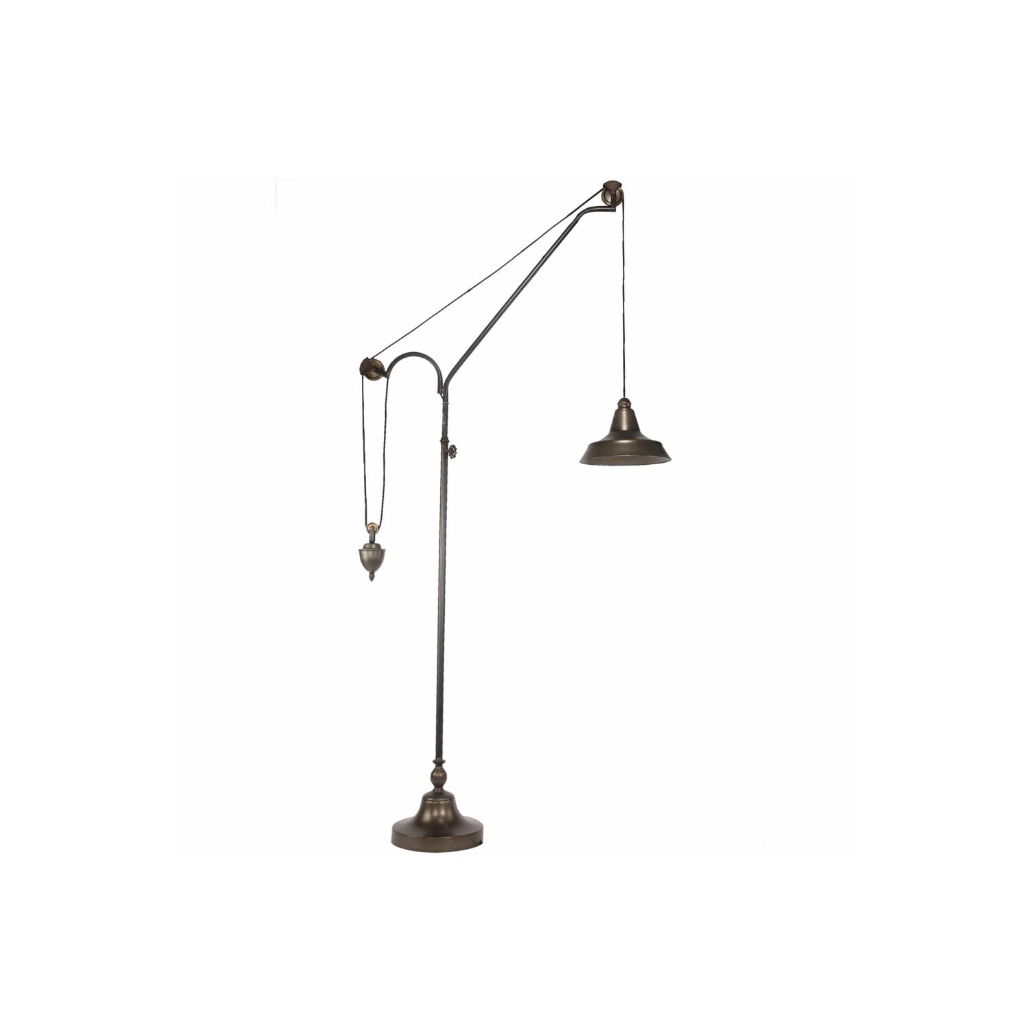 Ideally Functionalized Counterbalance Floor Lamp