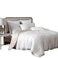 thumbnail image 1 of Keo 9pc King Comforter Set, Reversible, Shams, Ivory Silky Fabric, 1 of 6