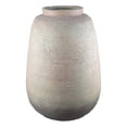 thumbnail image 1 of Benjara Kilu Decorative Vase- Rugged Texture- 24" Metallic Gray Resin, 1 of 6