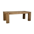 thumbnail image 1 of Mao Dining Table, 84 Inch Rectangular Top, Brown Reclaimed Pine Wood, 1 of 7