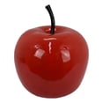 thumbnail image 1 of Benjara Masu Tabletop Accent Decor- 16" Apple Design Glossy Red Resin Body, 1 of 6
