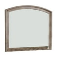 thumbnail image 1 of Mirror with Curved Top Frame and Weathered Look, Gray, 1 of 5
