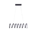 thumbnail image 1 of Modern Ceiling Pendant Light, Suspended Aluminum Spiral Loop, 23 Inch, 1 of 8