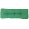 thumbnail image 1 of Moni Outdoor Cushion for Bench, Deep Tufted Green Fabric, 47 Inch, 1 of 6