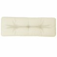 thumbnail image 1 of Moni Outdoor Cushion for Bench, Deep Tufted, White Fabric, 47 Inch, 1 of 6