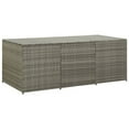 thumbnail image 1 of Outdoor Storage Box with Gas Lift, 71 Inch Rectangular, Gray Rattan, 1 of 6