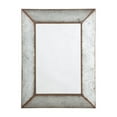 thumbnail image 1 of Rectangular Metal Frame Accent Mirror with Keyhole Hanger, Galvanized Gray, 1 of 6