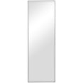 thumbnail image 1 of Rectangular Shape Thin Polystyrene Frame Long Mirror, Black- Saltoro Sherpi, 1 of 5