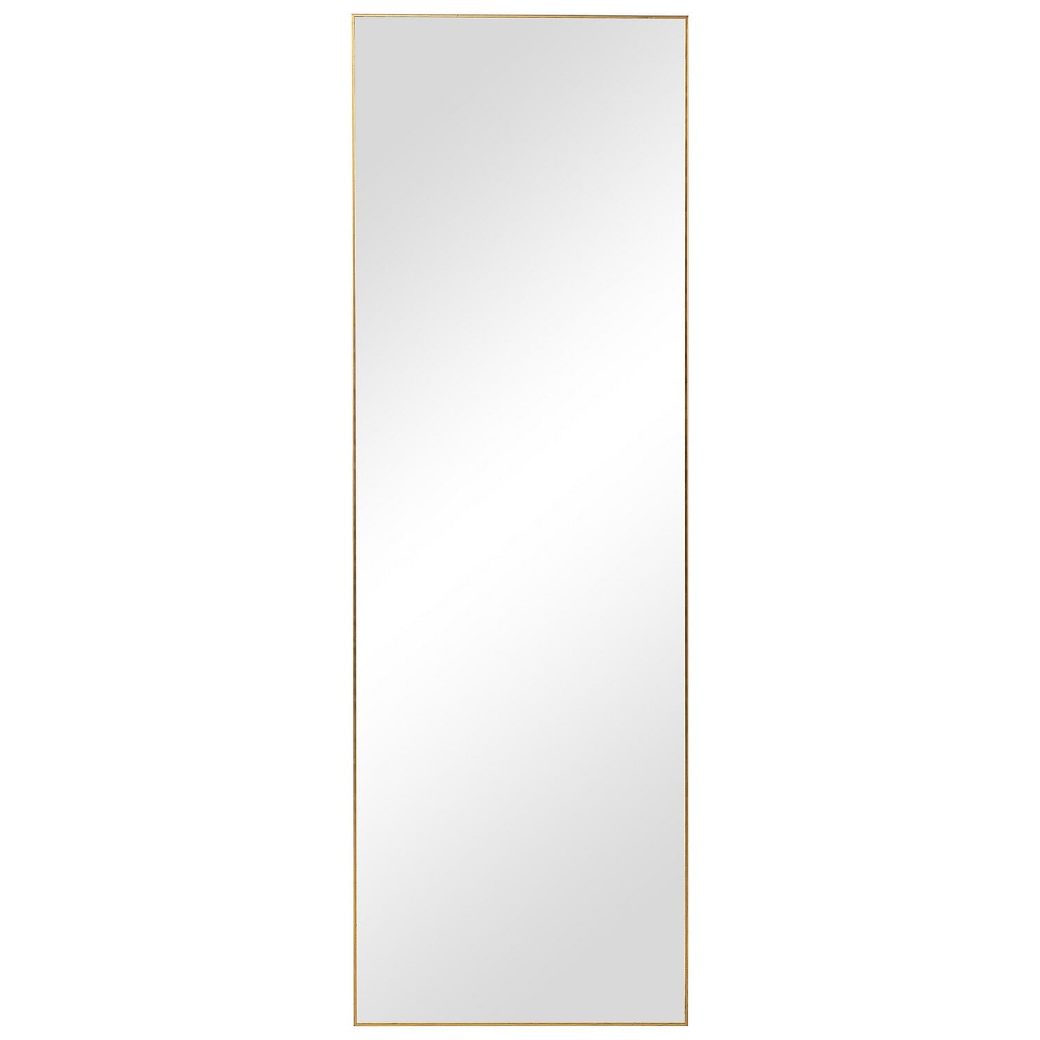 Rectangular Long Mirror Texture Rectangular Shape Thin Polystyrene Frame Long Mirror, Gold - Walmart.com