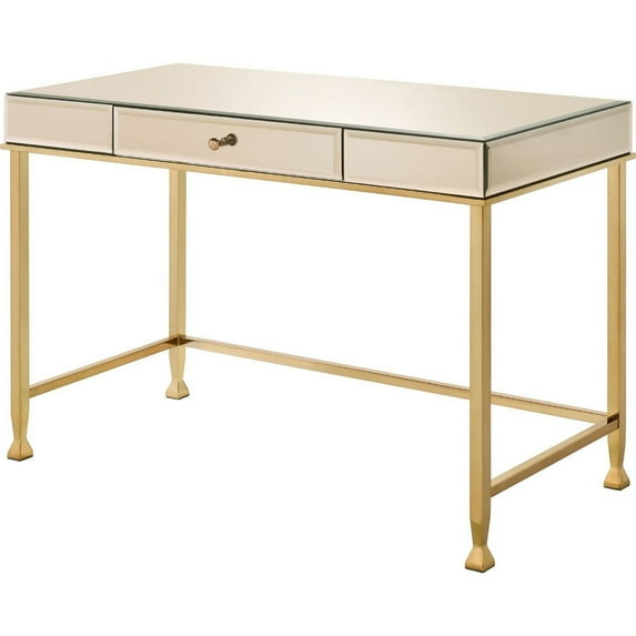 Rectangular Storage Writing Desk Pink - Saltoro Sherpi